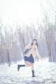 Coser@周叽是可爱兔兔 Vol.028: 雪景JK (15 photos)